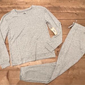 NEW Blis Gray Pajama PJ Jogger Lounge set